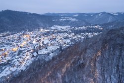 Weihnachtsdorf Waldbreitbach an der Wäller Tour Bärenkopp